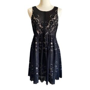 Free People Backless Lace Mini Dress